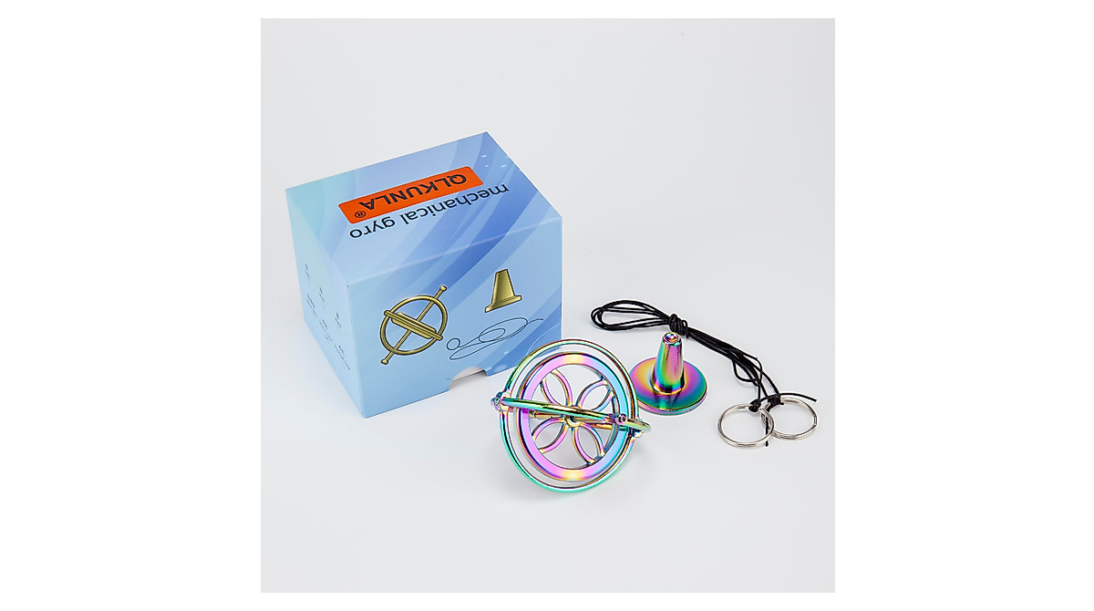 QLKUNLA Rotating Gyroscope Toy for Science Lovers