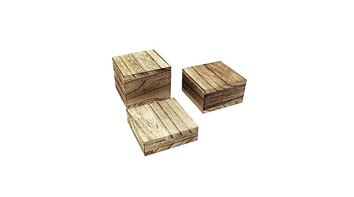 MOOCA Wooden Display Risers for Jewelry & Accessories