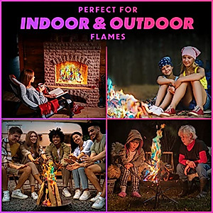 Magical Flames Cosmic Fire Packets - Vibrant Color Change Fire Effects