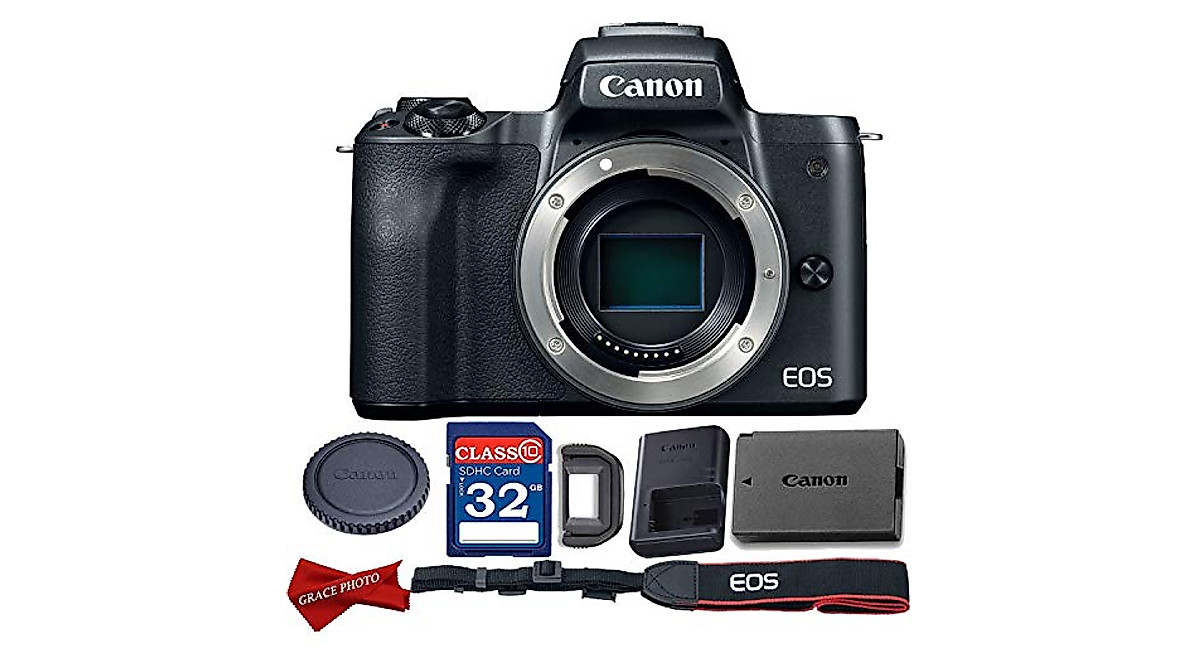 M50 Mirrorless Camera: 4K Video, Wi-Fi & Bluetooth Bundle