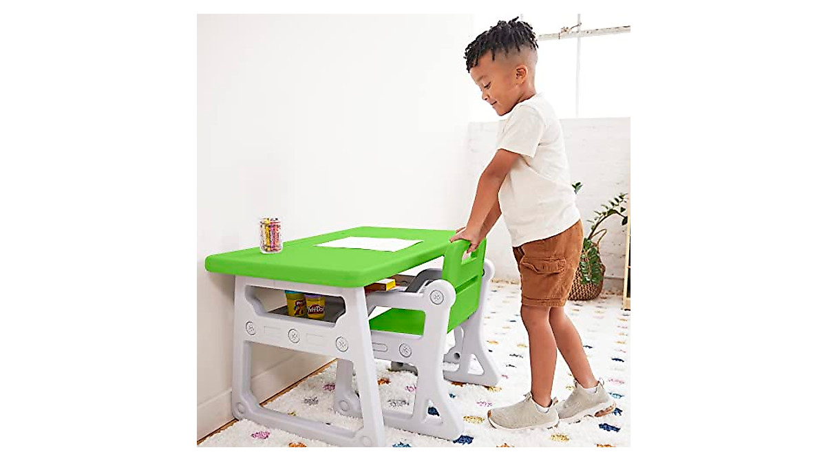 ECR4Kids Toddler Desk & Chair Set - Safe Kids Furniture