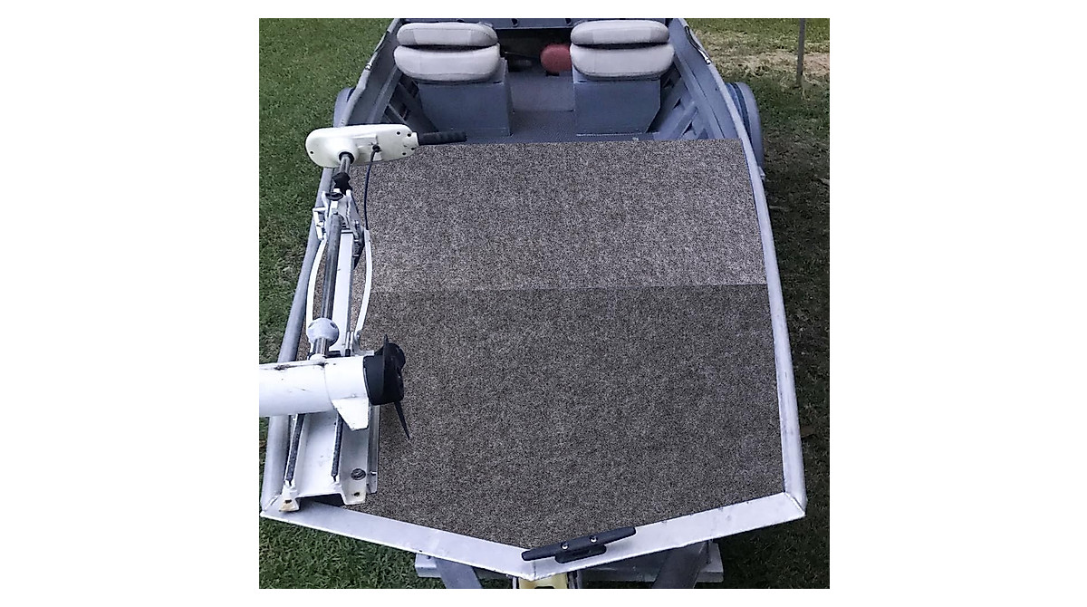Gray Marine Boat Carpet 2x6 ft Waterproof Non-Slip Rug for Outdoors