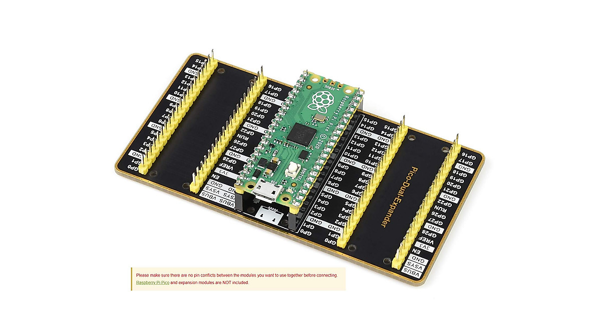 Dual GPIO Expander for Raspberry Pi Pico - Expand Your Projects