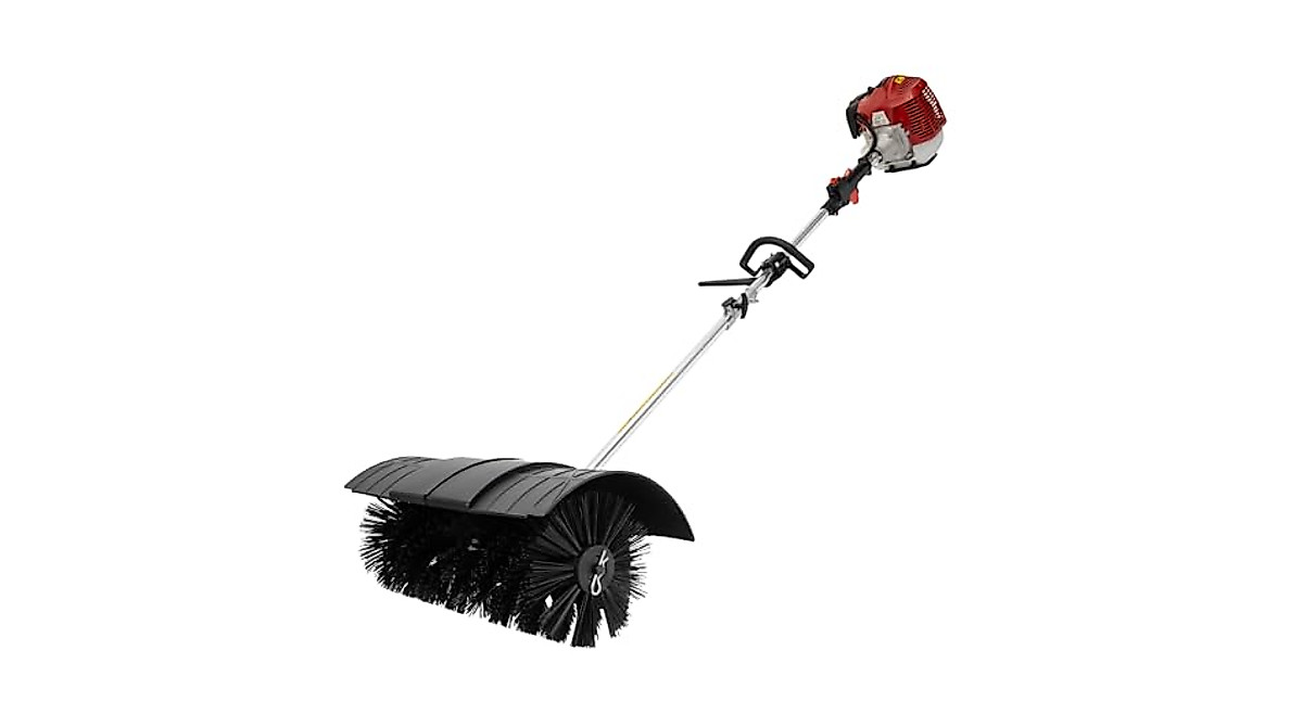 Efficient Gas Power Handheld Sweeper for All Surfaces
