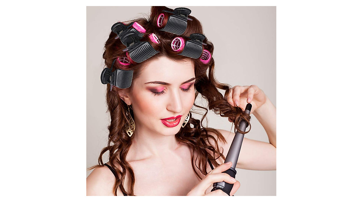 18 Hot Roller Clips for Perfect Hair Curling