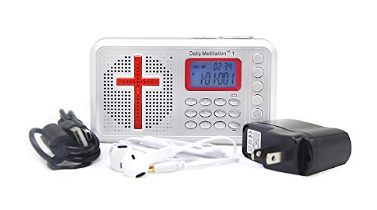 Daily Meditation KJV Audio Bible Player with Rechargeable Battery