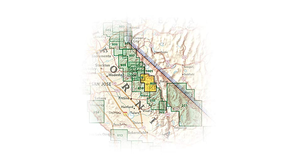 Explore Mammoth Lakes with National Geographic Map