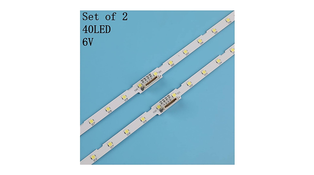 2-Piece LED Strip Kit For Samsung UN55NU7300, UE55NU7105 TV Backlight Replacement
