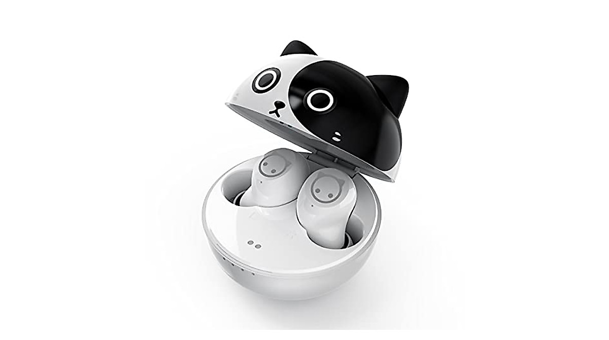 XZC Wireless Earbuds with Cat Design - Noise-Reducing, Waterproof ...