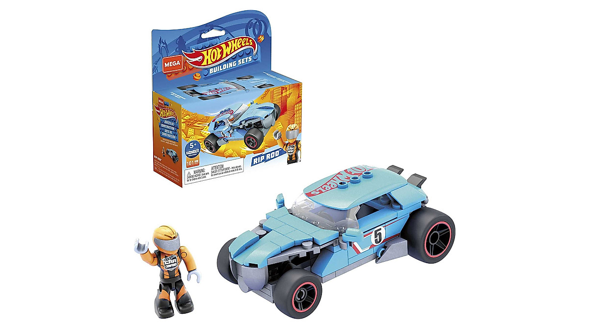 Hot Wheels Rip Rod Mega Construx Set: Building Toy for Kids