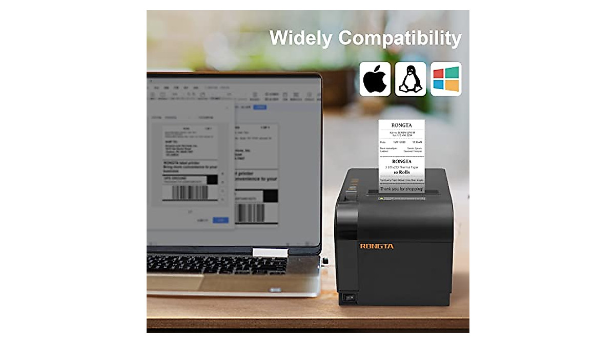 Rongta RP820 Thermal Receipt Printer - Fast 80mm POS Printing