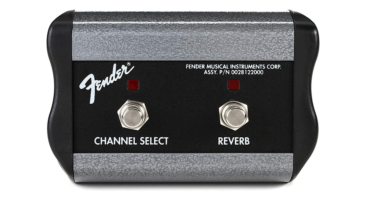 Fender 2-Button Channel/Reverb Footswitch for Amplifiers