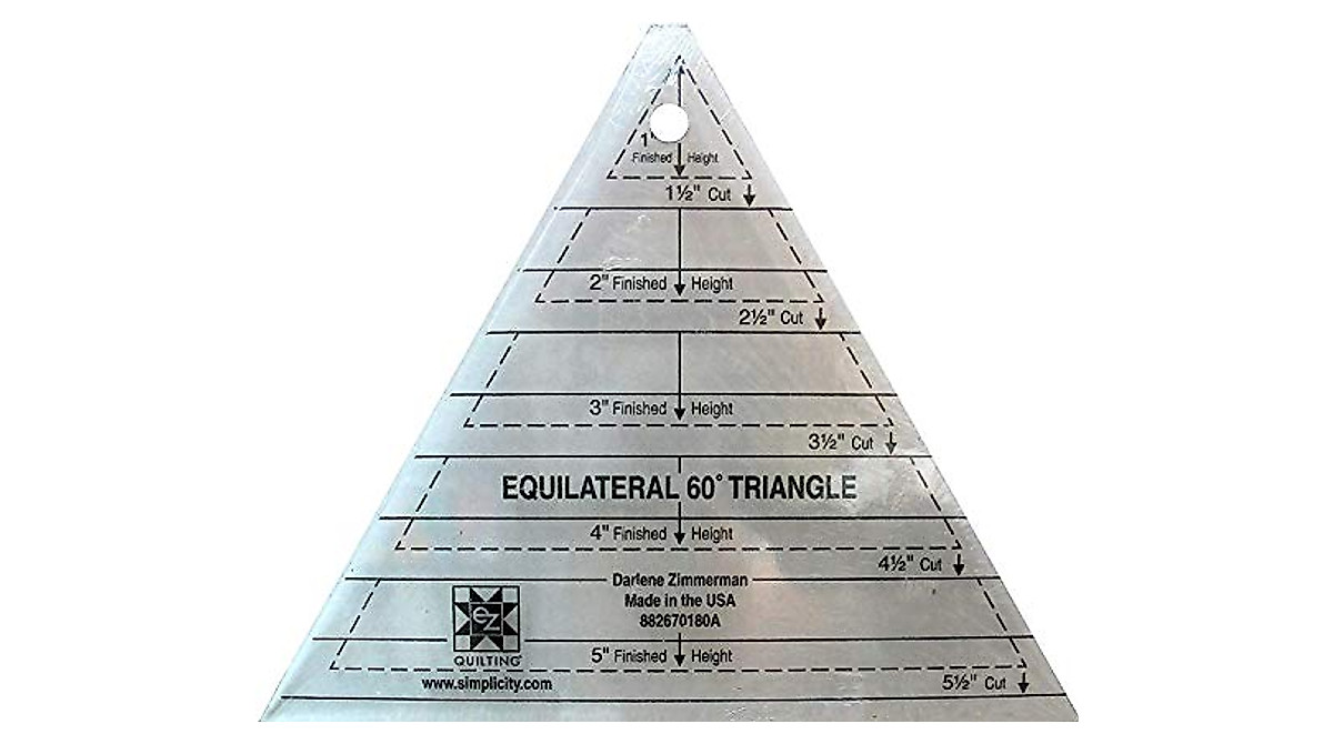 EZ International Triangle Cutting Shapes for Crafting