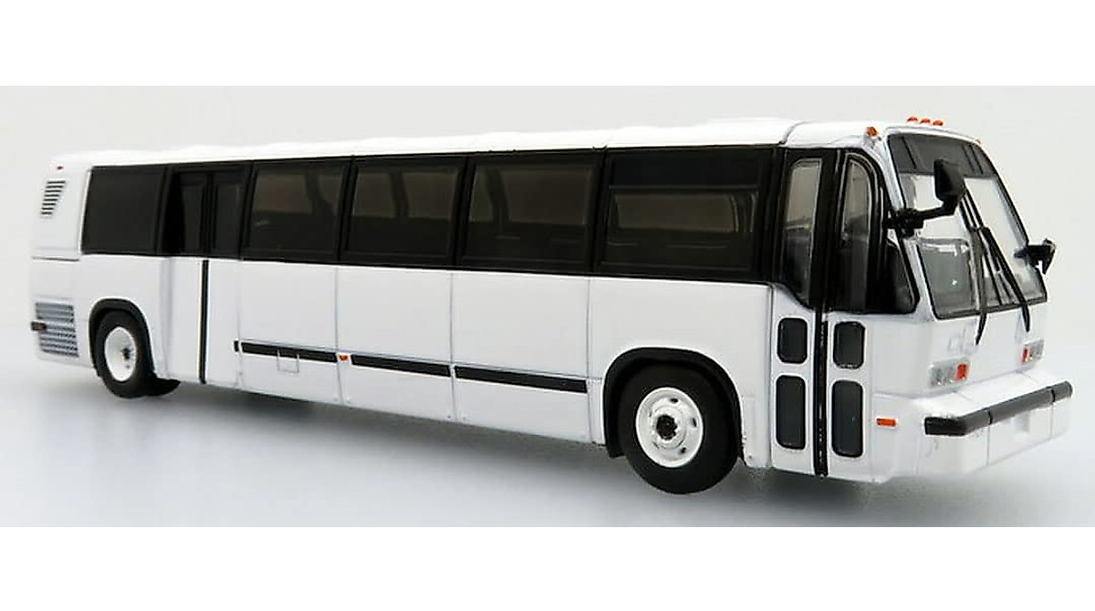 TMC RTS Diecast Bus White/Blank 1:87 HO Scale - Collectible Model