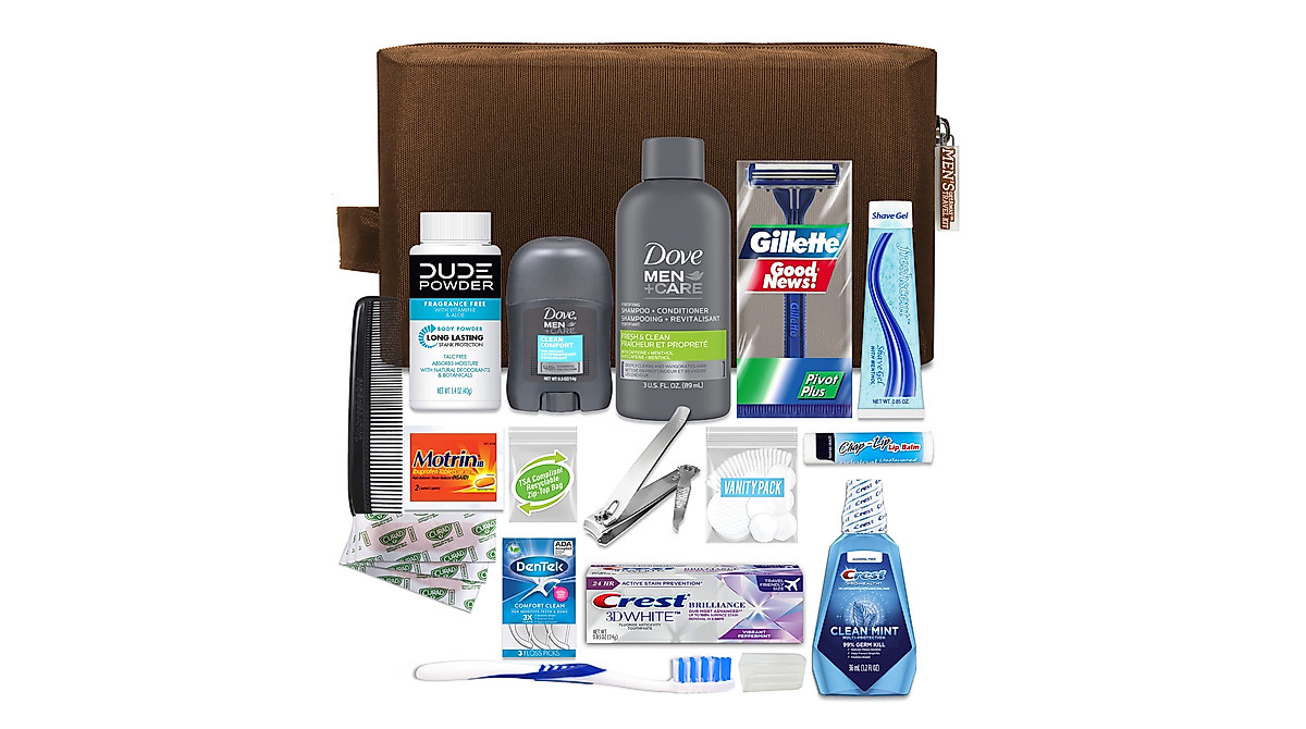 Premium Men’s Travel Kit with TSA Compliant Essentials | Convenience Kits