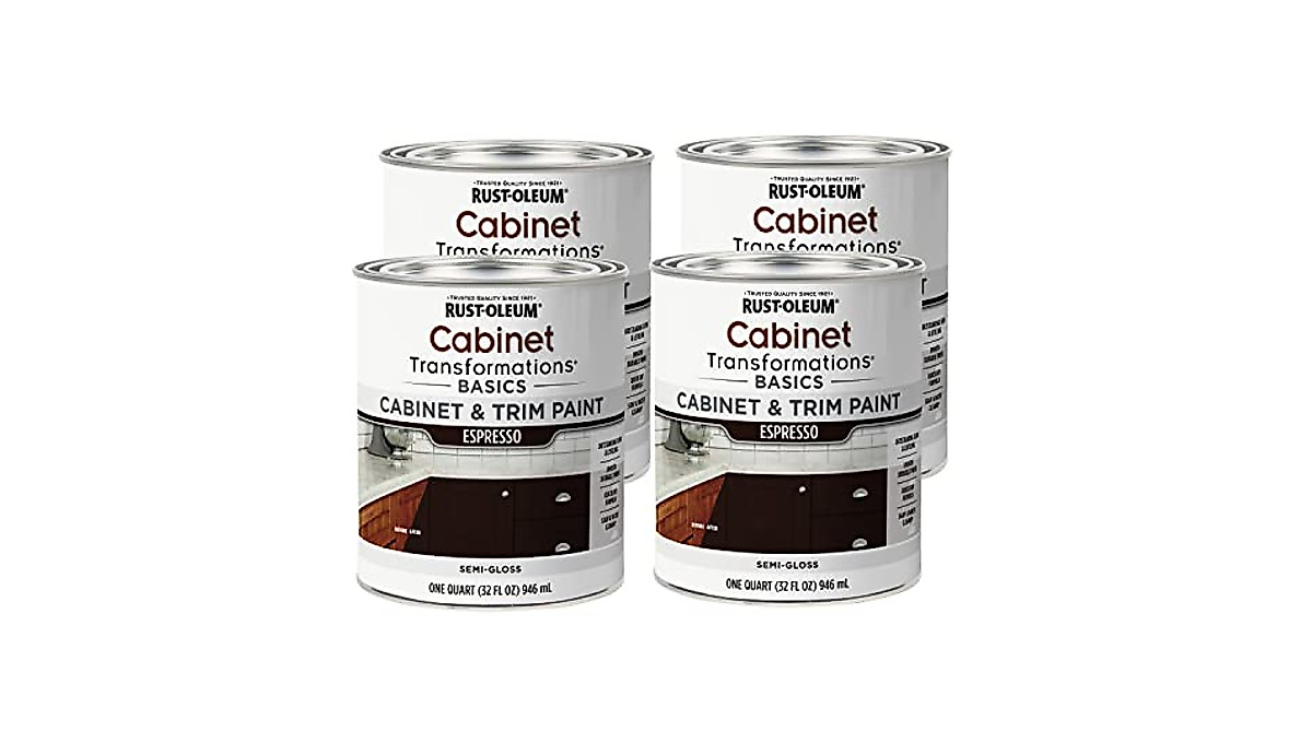 Rust-Oleum Cabinet & Trim Paint in Espresso - Quick & Durable Finish