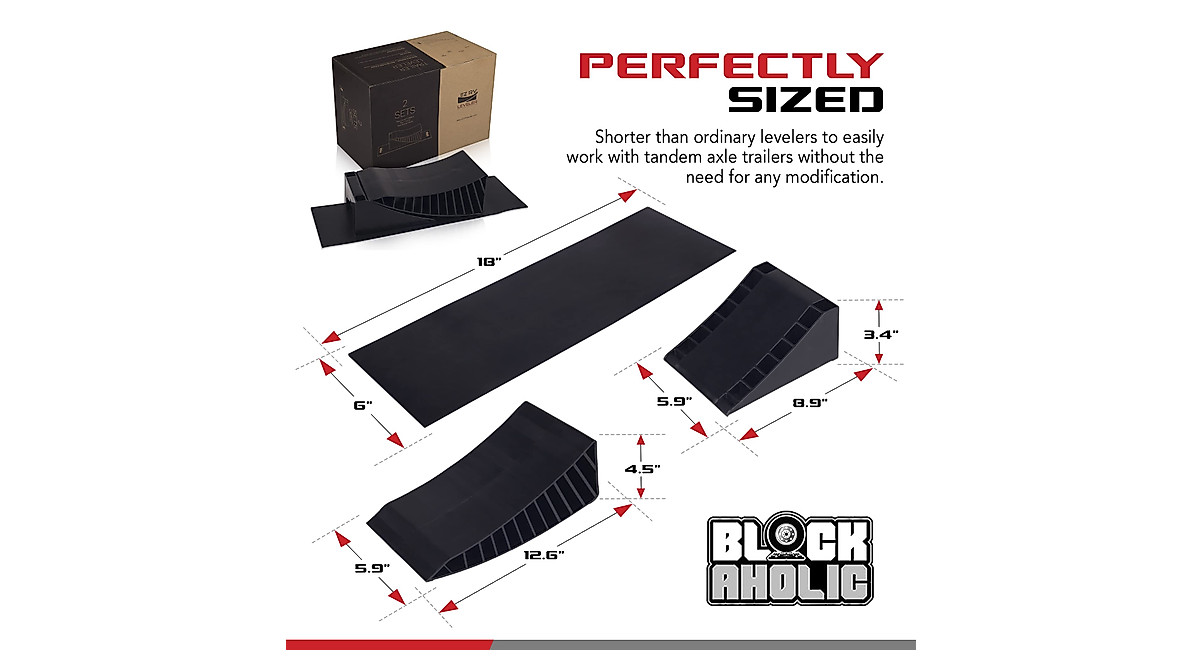 EZ RV Leveler Ramps - Effortless Leveling for Campers