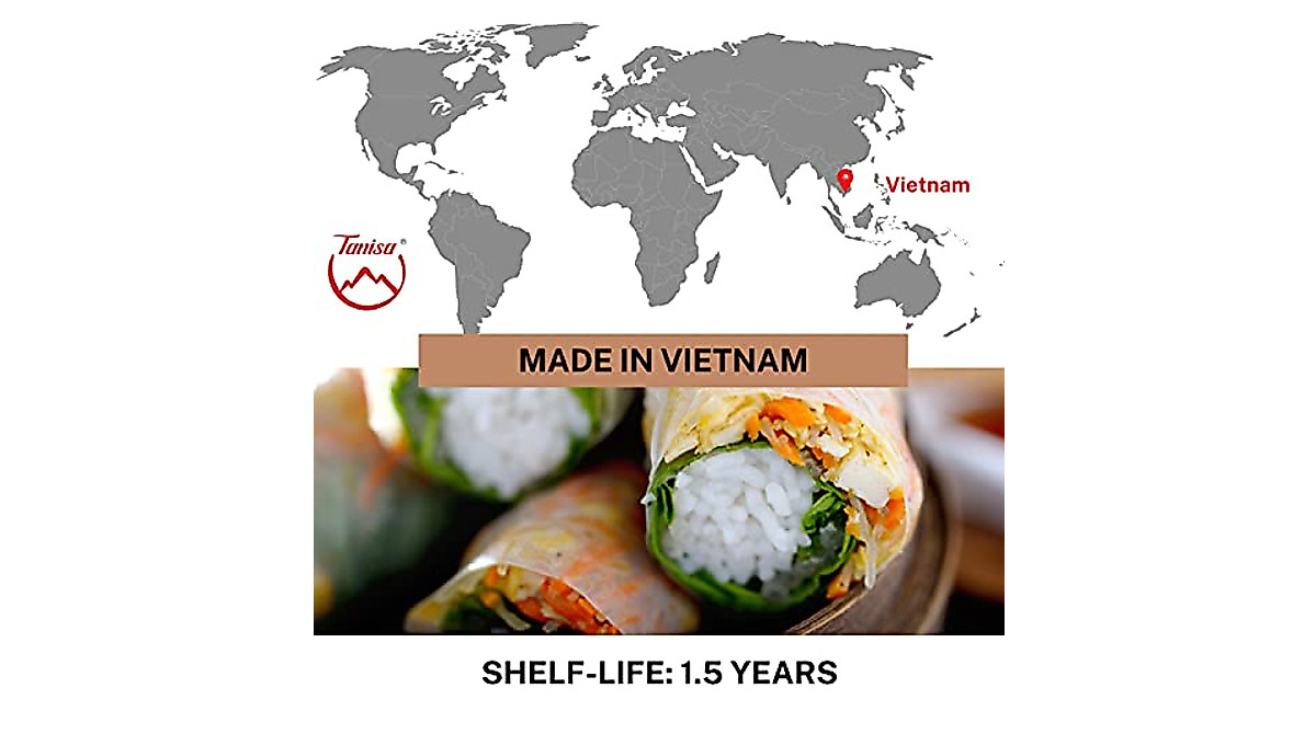 TANISA Organic Brown Rice Paper Wrappers – Gluten-Free Spring Rolls
