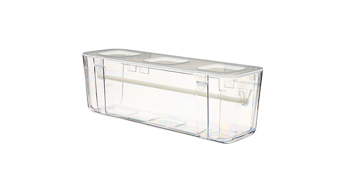 Deflecto Clear Ribbon Dispenser for Tangle-Free Craft Organization