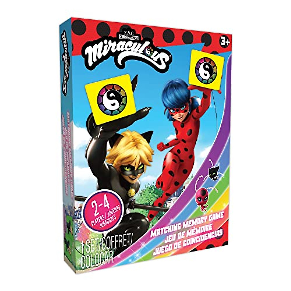Shop TCG Toys Miraculous Ladybug Memory Card Game