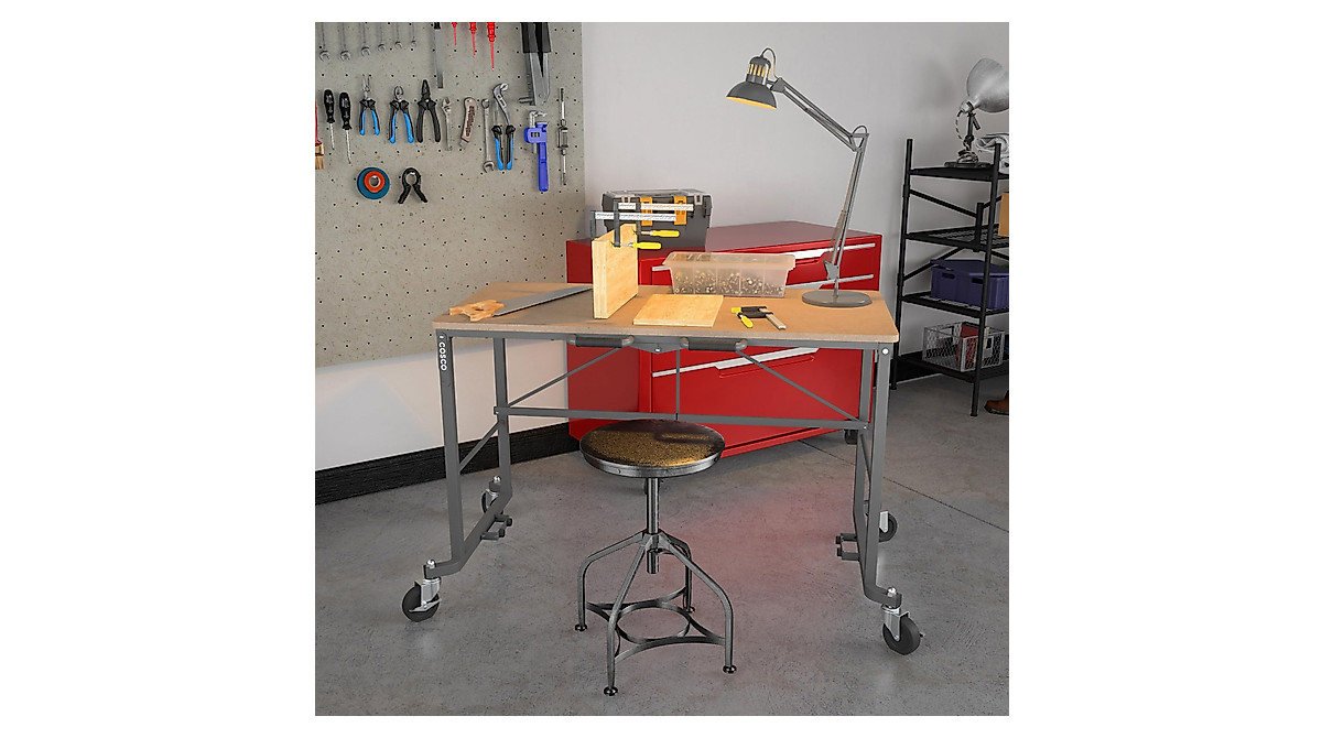 COSCO Smartfold Portable Folding Workbench - 350 lbs Capacity