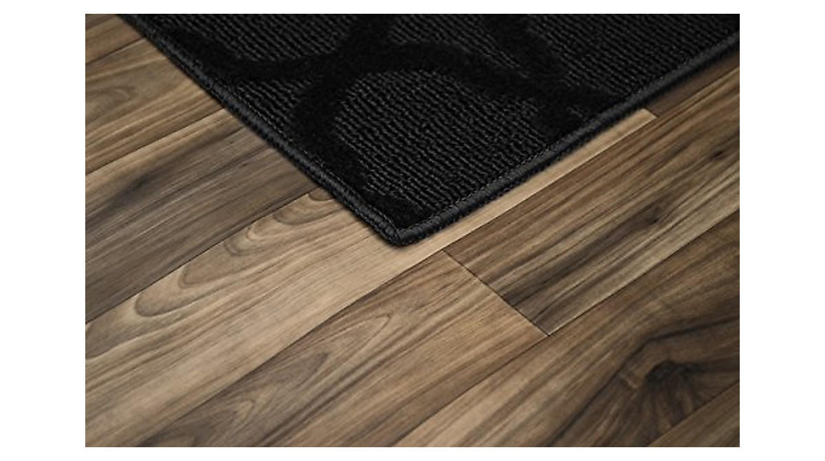 Garland Rug Sparta Area Rug - Black 6' x 9'