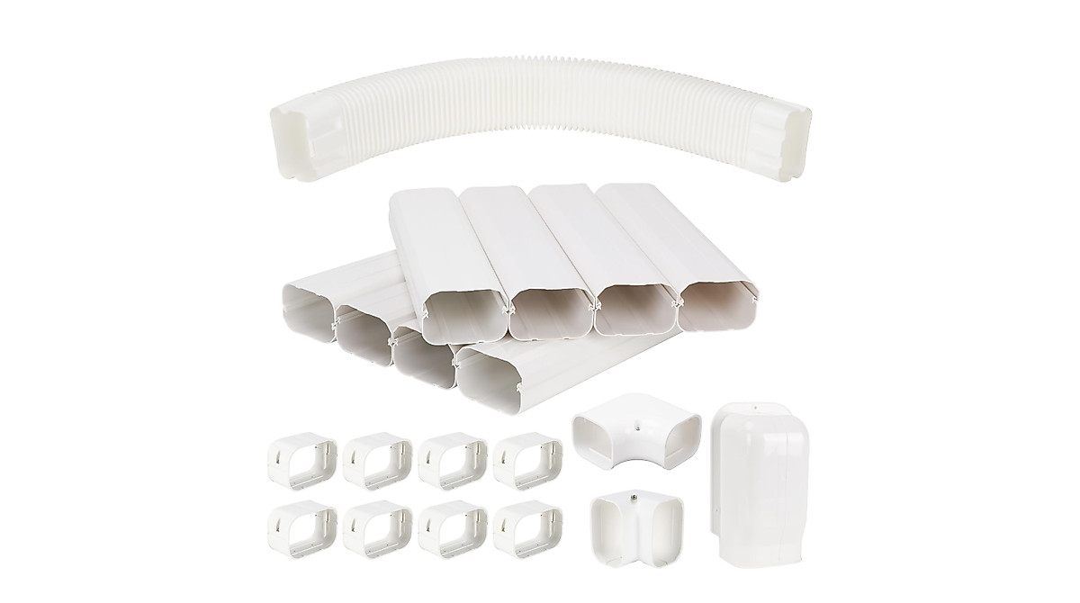4” Mini Split Line Set Cover - Durable & Easy Installation