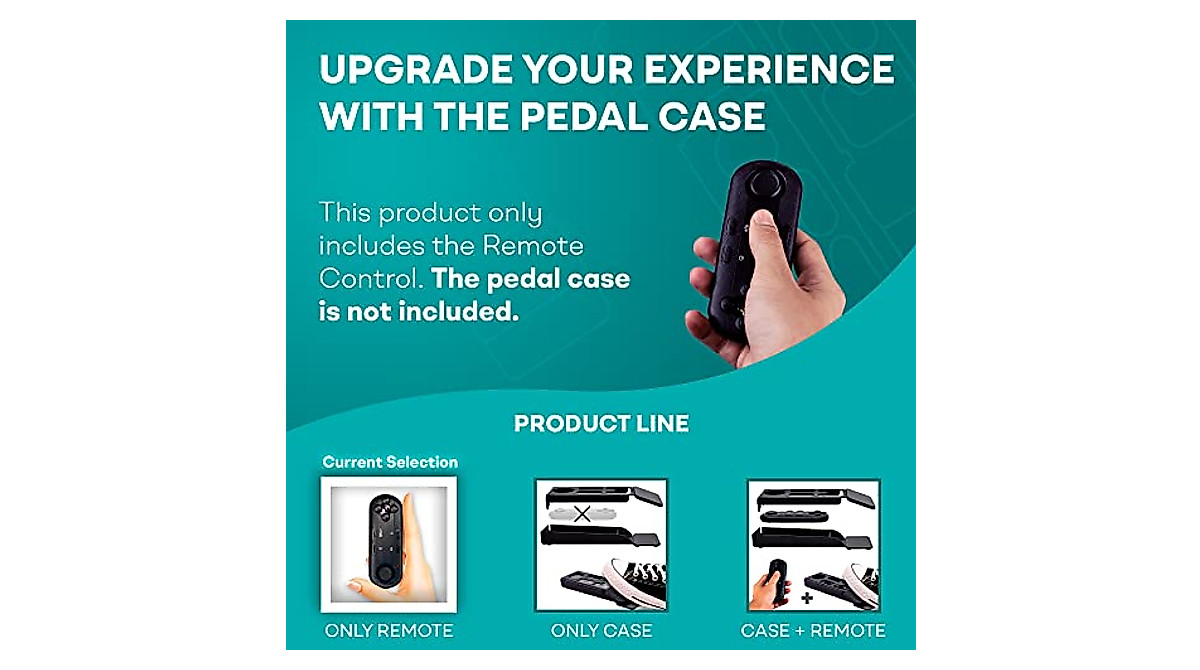 Wireless Bluetooth Teleprompter Remote Control for iOS, Android & Mac