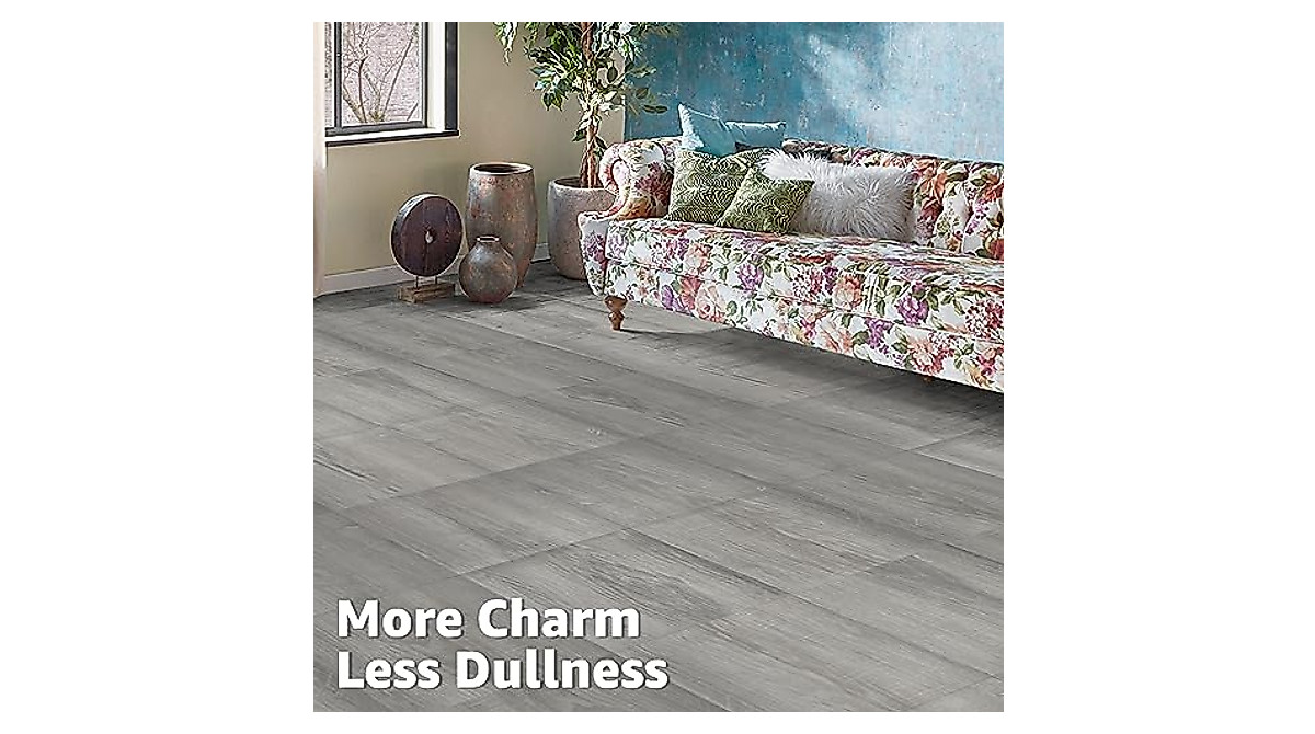 Art3d Peel & Stick Vinyl Floor Tiles - Waterproof, Easy Install