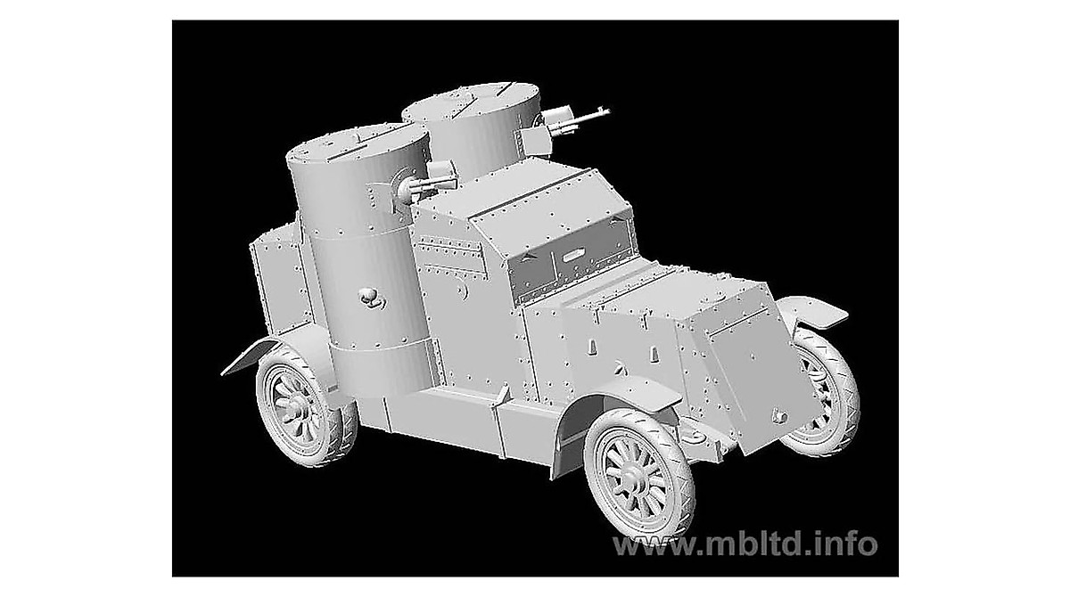 Build the Master Box 1/72 British Austin Mk.4 Armored Car