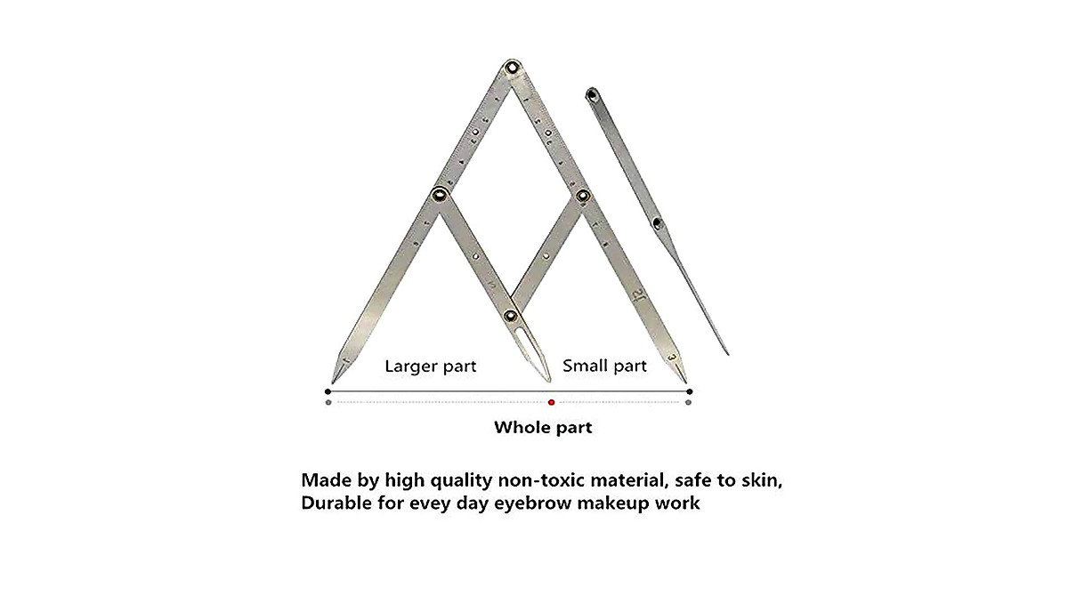 Augenbrauen Schablone Golden Ratio - Microblading Lineal Für Perfekte Brauen