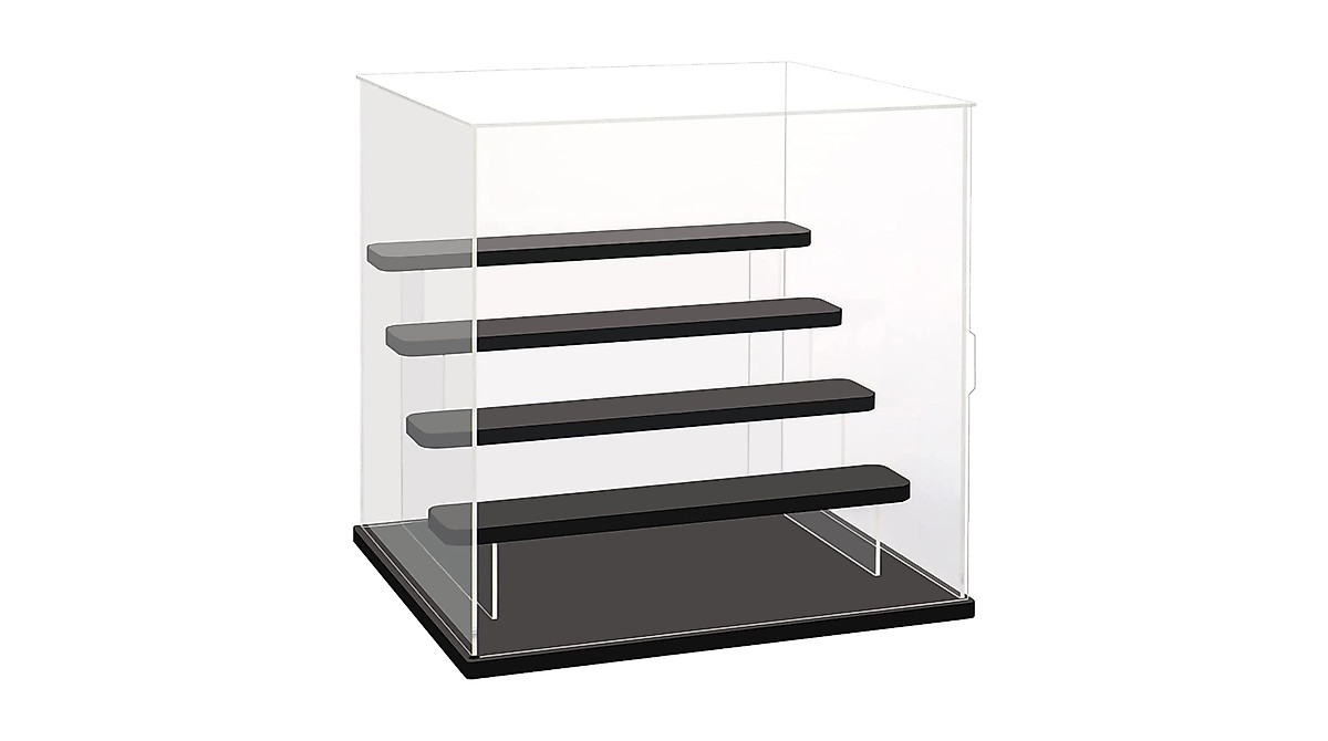 Choowin 5-Tier Acrylic Display Case for Collectibles - Dustproof ...
