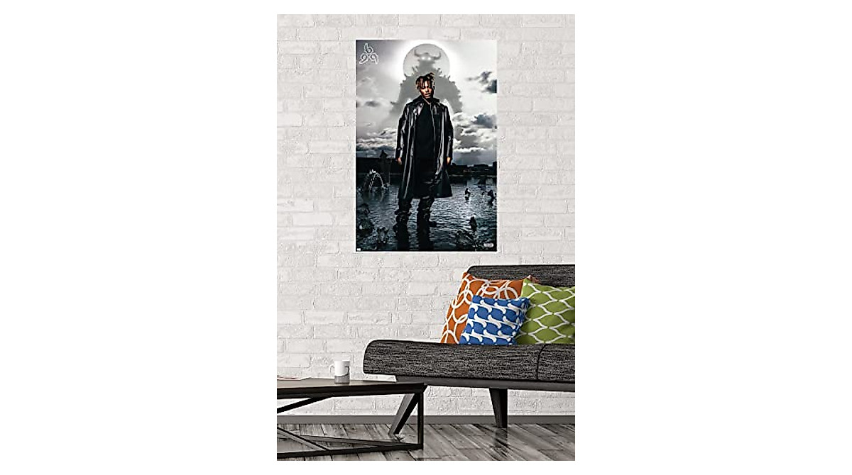 Juice WRLD Fighting Demons Wall Poster - High-Resolution Art