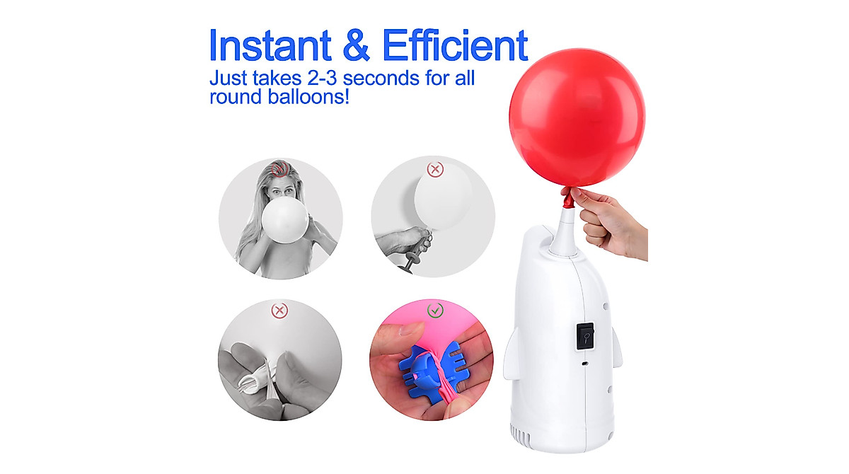 Cadrim Electric Balloon Pump - Fast Party & Event Inflation
