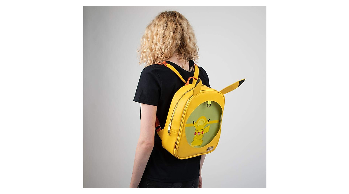 Official Pokemon Pikachu Pin Display Mini Backpack