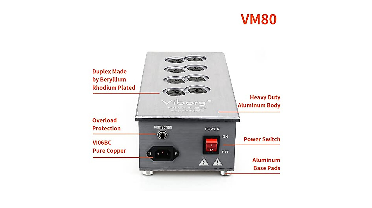 Viborg VM80 AC Power Filter for Audiophiles