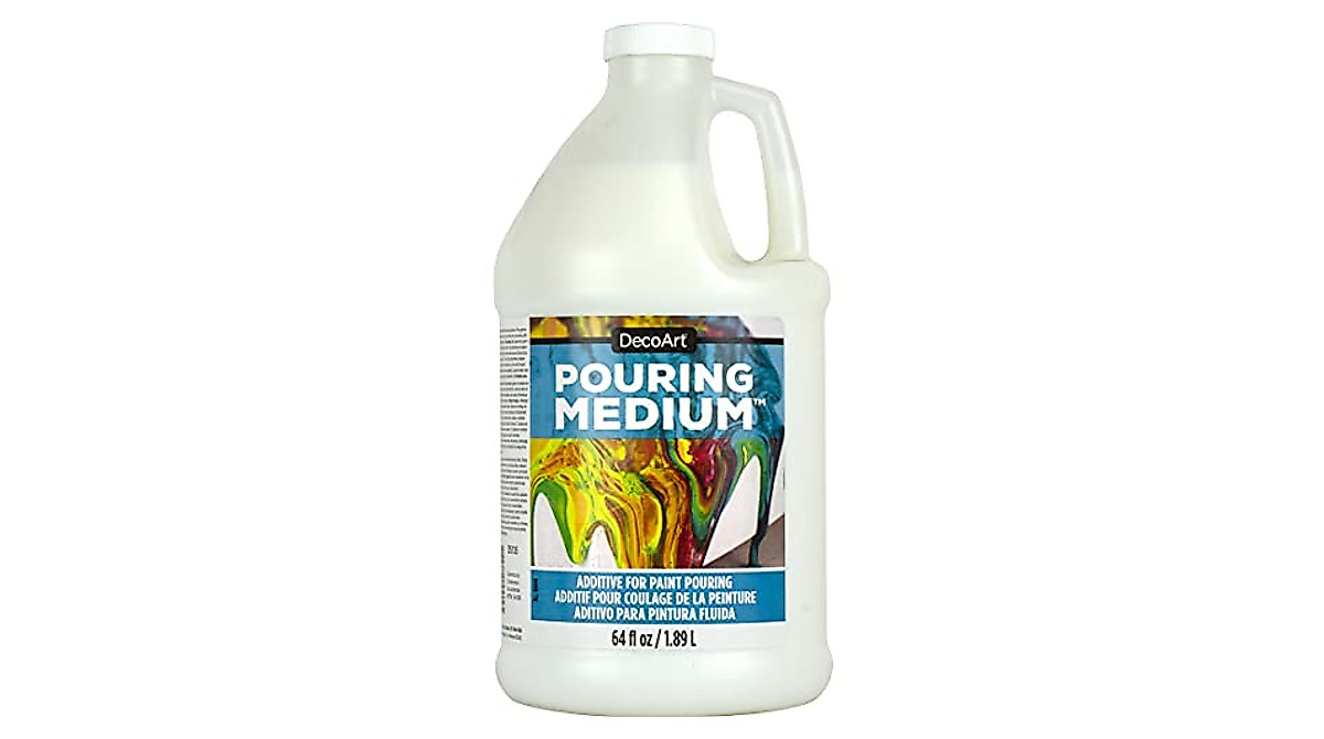 DecoArt Pouring Medium - 64 Fl Oz for Stunning Art Effects