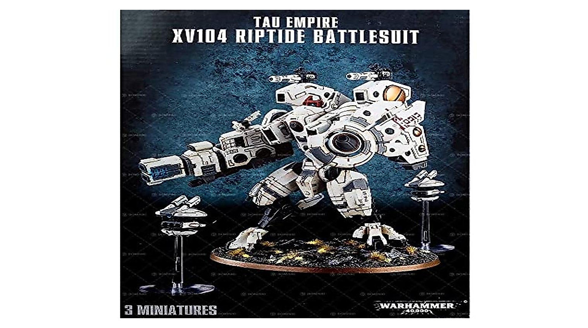 Warhammer 40k Tau XV104 Exo-Armure Riptide | Collectible Miniature
