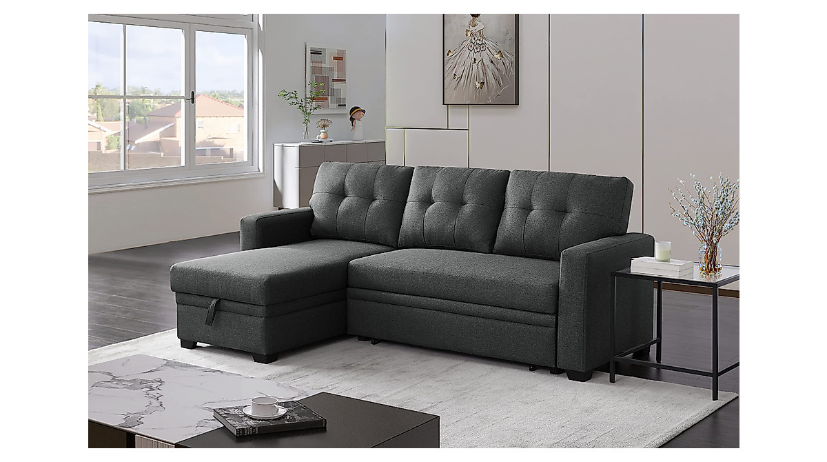 Wakefit Reversible Sofa Bed with Storage & Comfort