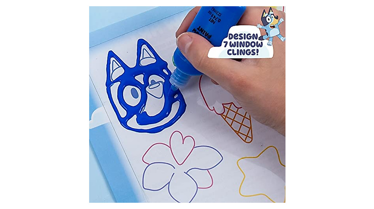 Bluey Window Art Suncatchers Kit for Kids Ages 3-6 | Creative Craft ...