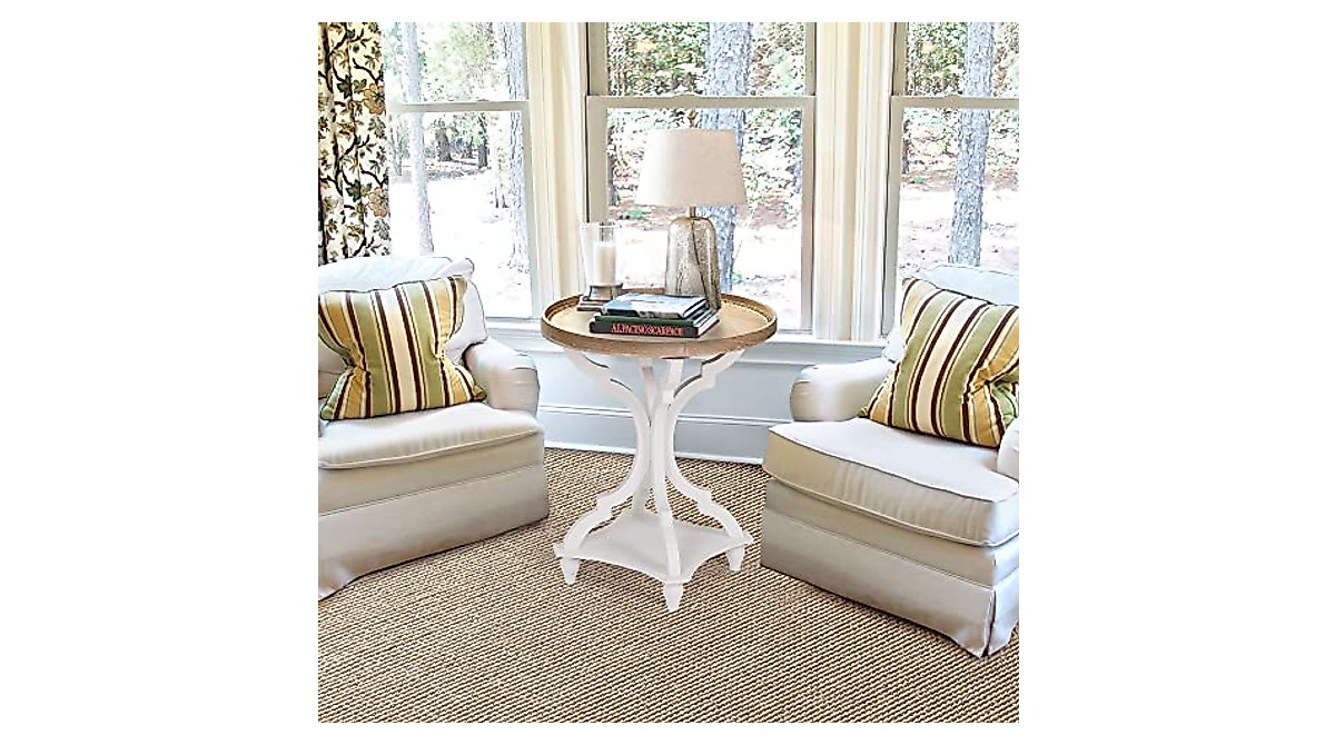 Wnutrees Farmhouse Round Accent Tables - Stylish & Durable