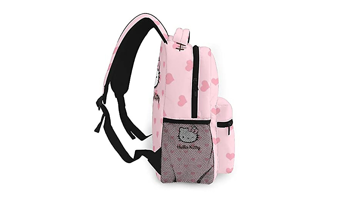 Hello Kitty Backpack for Girls - High Capacity Pink Travel Bag
