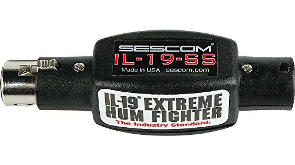Sescom IL-19-SS Audio Hum Eliminator - Pro Shielding