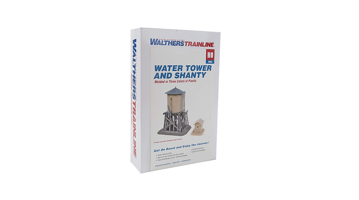 Walthers HO Scale Model Water Tower - Easy Build Kit