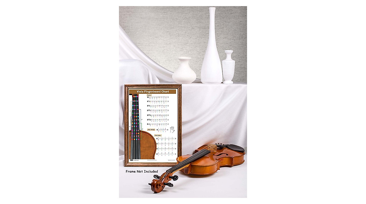 Master Viola with Our Color-Coded Fingering Chart
