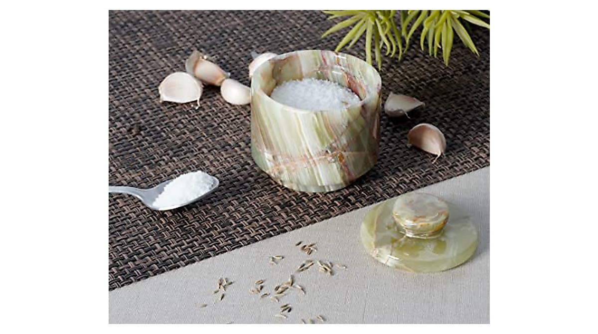 Stylish Marble Sugar Dispenser - MARBLOUS KRAFTS