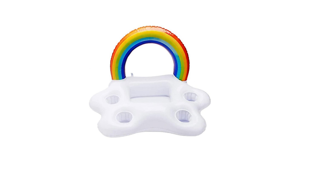 Float & Chill: Inflatable Pool Ice Bucket & Drink Holder