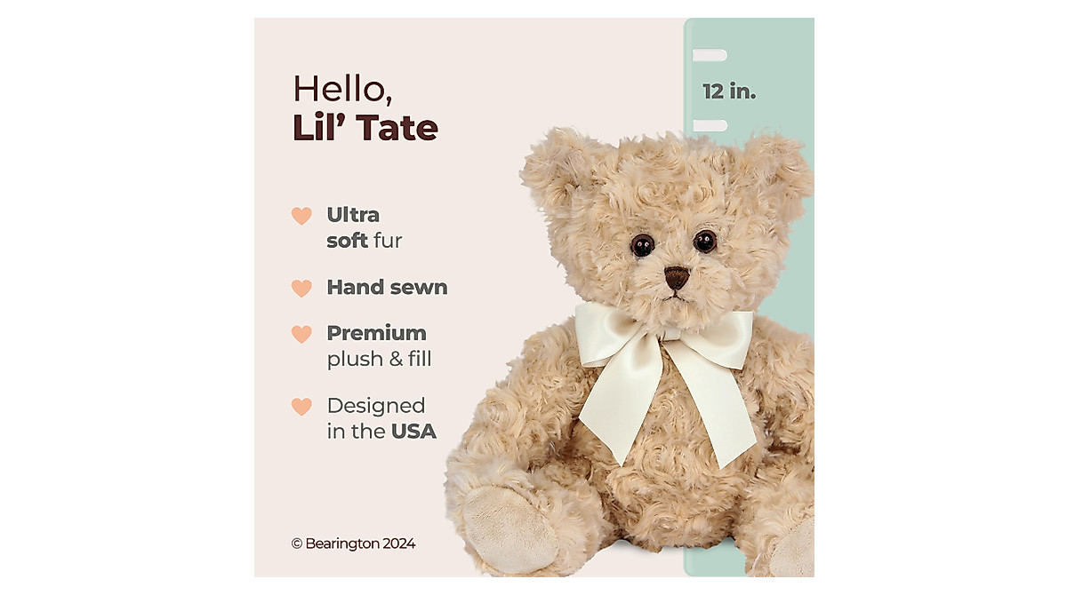 Lil' Tate Teddy Bear - Vintage Plush Cuddle Companion