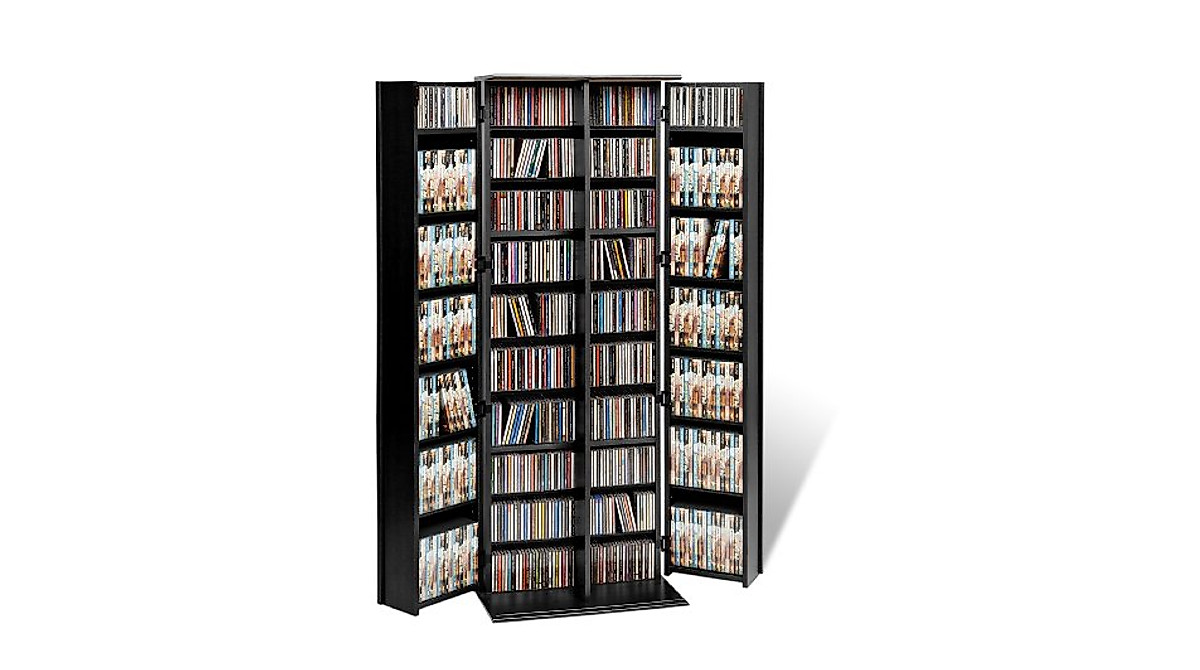 Prepac Grande Locking Media Storage Cabinet - Secure & Stylish