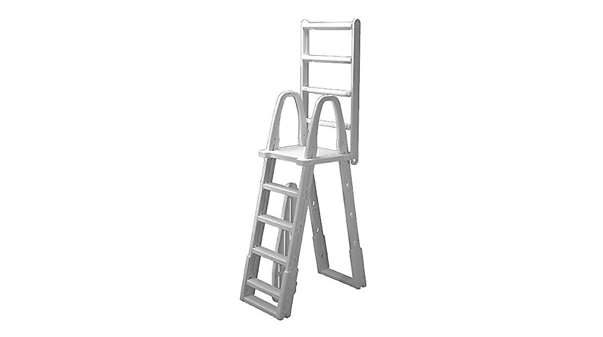 Ocean Blue A-Frame Pool Ladder – Safe & Adjustable
